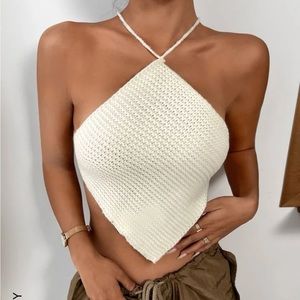 Crochet bandana top 🤍